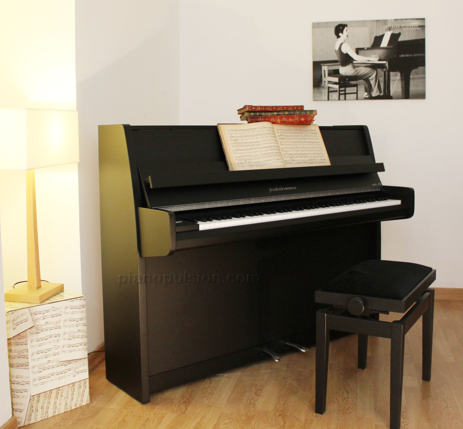 Piano droit Grotrian Steinweg Friedrich studio 110 Avignon